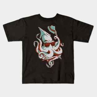 Pixel octopus - low-bit graphics - gift idea Kids T-Shirt